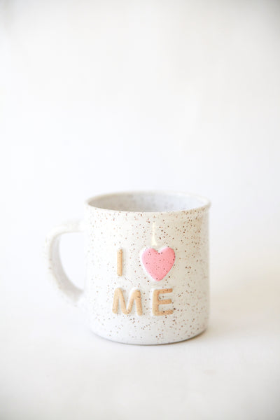 THE I LOVE ME MUG | PINK