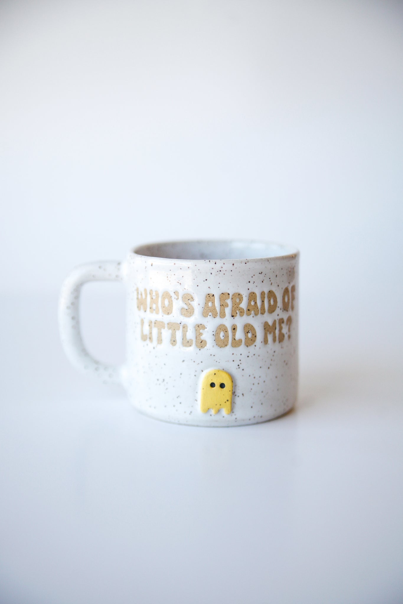 WHO'S AFRAID MUG |YELLOW|