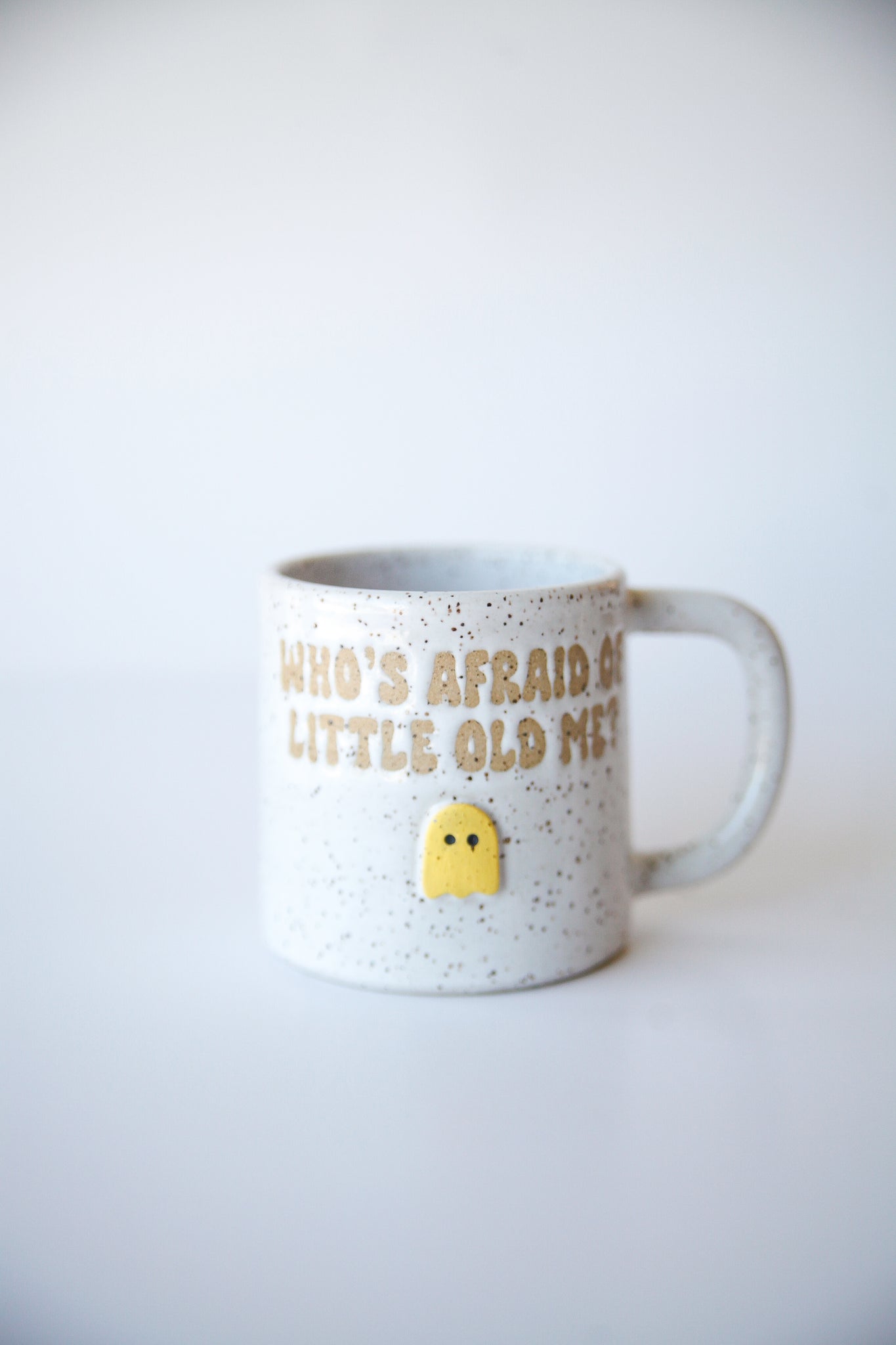 WHO'S AFRAID MUG |YELLOW|