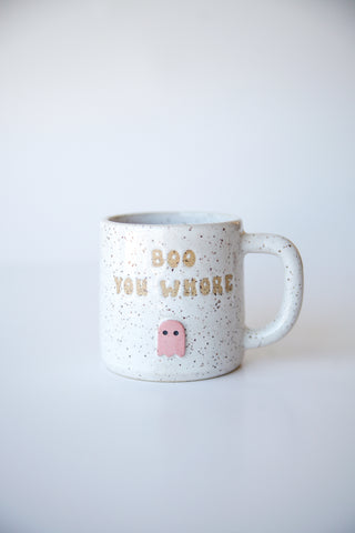 BOO YOU WHORE MUG |PINK|